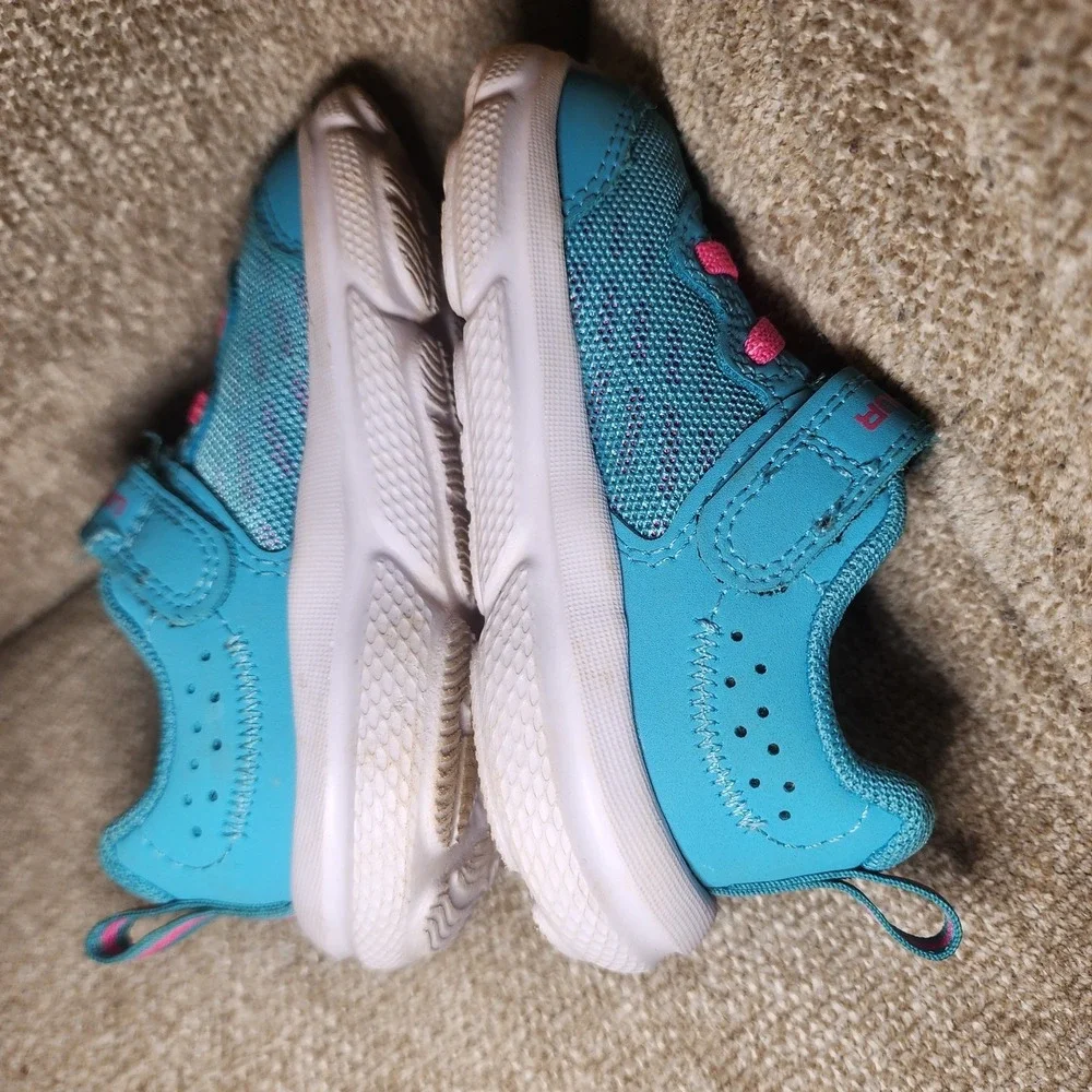 Under Armour Assert 10 AC Infant Baby Blue/Pink Unisex Shoes Size 5K